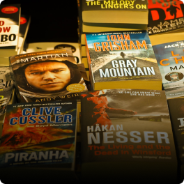 Novels, journals and magazines