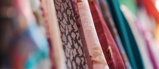 Vibrant textiles on a printing line