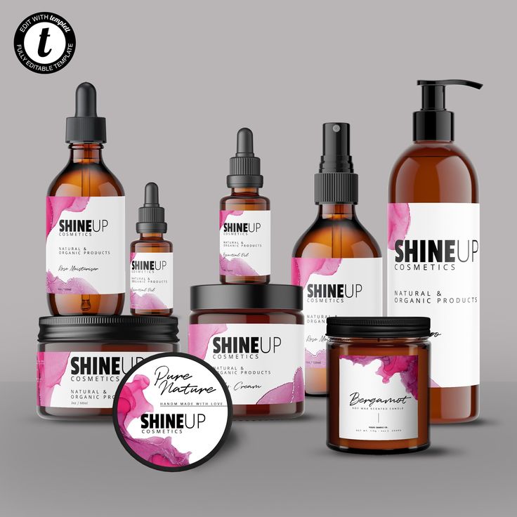 Cosmetics label sample 4